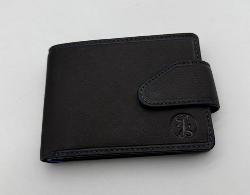 BorsaBella TradeMark Genuine Leather wallet with clip 8094 R.F.I.D Prodection