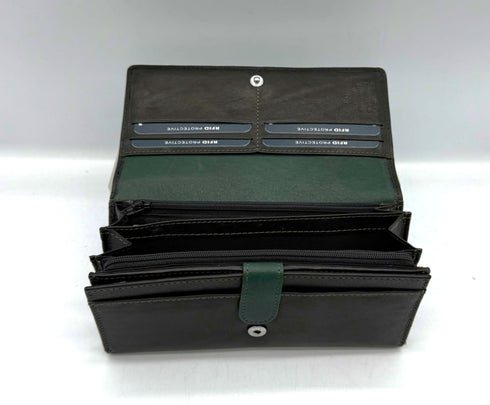 BorsaBella TradeMark Genuine Leather Ladies Purse 1252A R.F.I.D Prodection