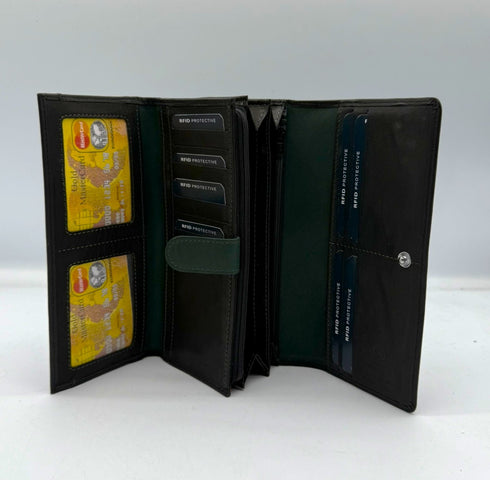 BorsaBella TradeMark Genuine Leather Ladies Purse 1252A R.F.I.D Prodection