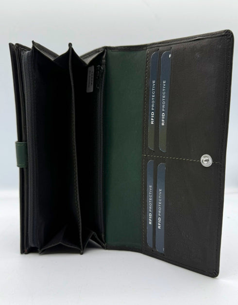 BorsaBella TradeMark Genuine Leather Ladies Purse 1252A R.F.I.D Prodection