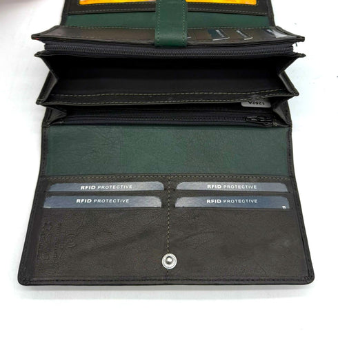 BorsaBella TradeMark Genuine Leather Ladies Purse 1252A R.F.I.D Prodection