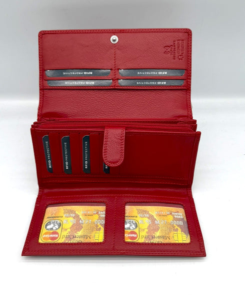 BorsaBella TradeMark Genuine Leather Ladies Purse 1252A R.F.I.D Prodection