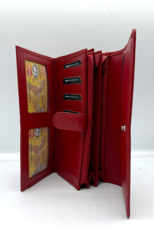 BorsaBella TradeMark Genuine Leather Ladies Purse 1252A R.F.I.D Prodection