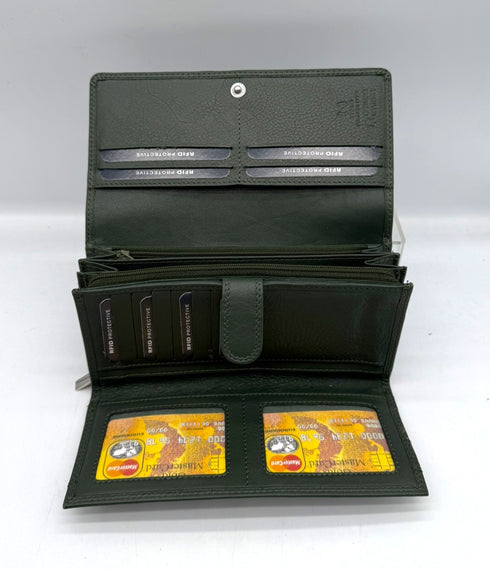 BorsaBella TradeMark Genuine Leather Ladies Purse 1252A R.F.I.D Prodection