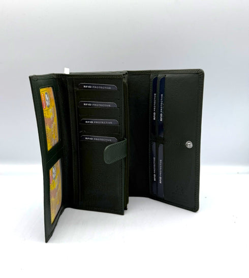 BorsaBella TradeMark Genuine Leather Ladies Purse 1252A R.F.I.D Prodection