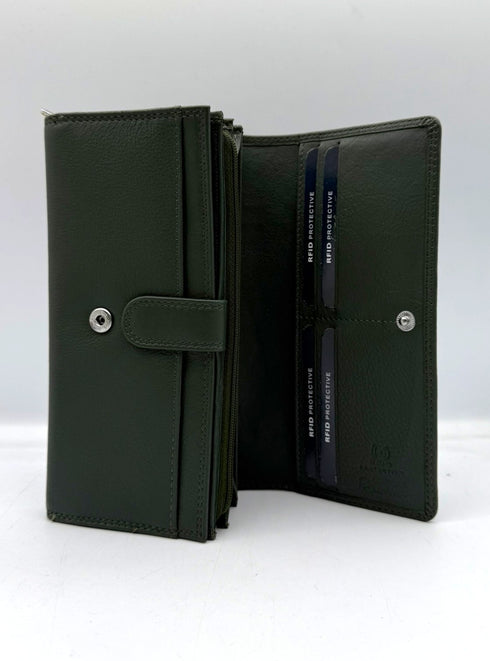 BorsaBella TradeMark Genuine Leather Ladies Purse 1252A R.F.I.D Prodection