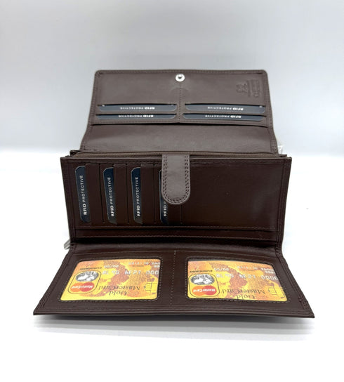 BorsaBella TradeMark Genuine Leather Ladies Purse 1252A R.F.I.D Prodection