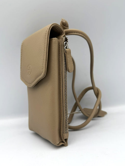 BorsaBella TradeMark Genuine Leather Ladies Pone Case Bag/Purse 18824 R.F.I.D Prodection