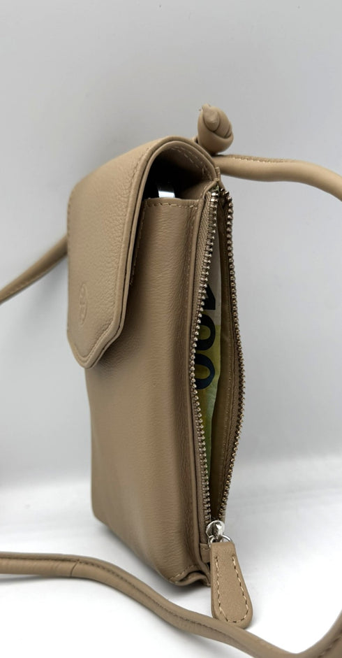 BorsaBella TradeMark Genuine Leather Ladies Pone Case Bag/Purse 18824 R.F.I.D Prodection