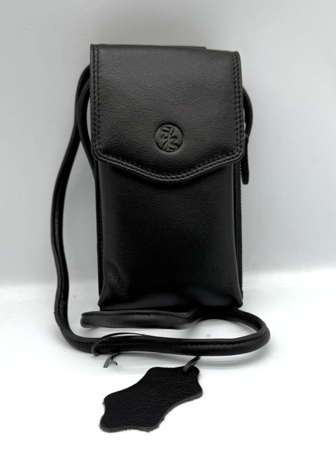 BorsaBella TradeMark Genuine Leather Ladies Pone Case Bag/Purse 18824 R.F.I.D Prodection