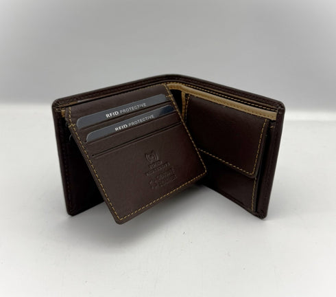 BorsaBella TradeMark Genuine Leather wallet with clip DS-320 R.F.I.D Prodection