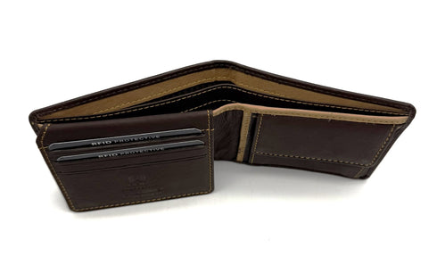 BorsaBella TradeMark Genuine Leather wallet with clip DS-320 R.F.I.D Prodection