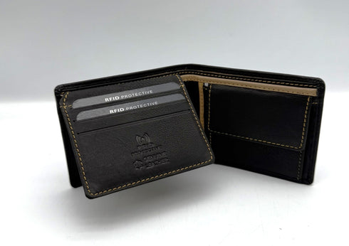 BorsaBella TradeMark Genuine Leather wallet with clip DS-320 R.F.I.D Prodection