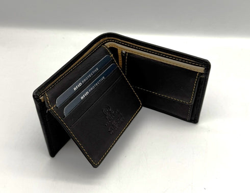 BorsaBella TradeMark Genuine Leather wallet with clip DS-320 R.F.I.D Prodection