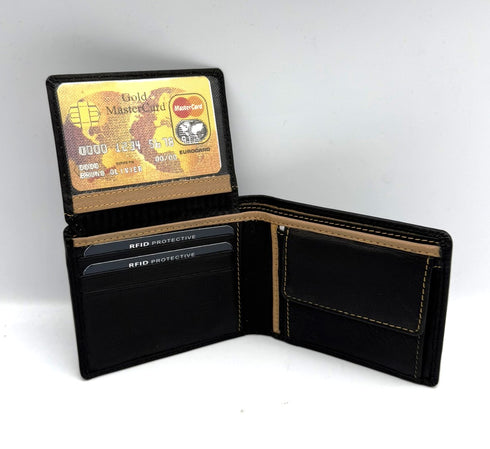 BorsaBella TradeMark Genuine Leather wallet with clip DS-320 R.F.I.D Prodection