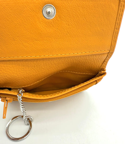 BorsaBella TradeMark Genuine Leather coin-keyring purse AG-81 R.F.I.D Prodection