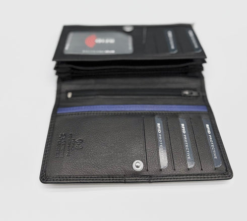 BorsaBella TradeMark Genuine Leather Ladies Purse 008 R.F.I.D Prodection