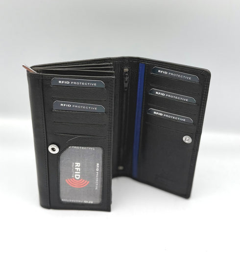 BorsaBella TradeMark Genuine Leather Ladies Purse 008 R.F.I.D Prodection