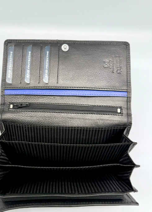 BorsaBella TradeMark Genuine Leather Ladies Purse 008 R.F.I.D Prodection