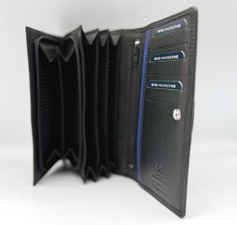 BorsaBella TradeMark Genuine Leather Ladies Purse 008 R.F.I.D Prodection