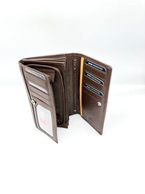 BorsaBella TradeMark Genuine Leather Ladies Purse 008 R.F.I.D Prodection