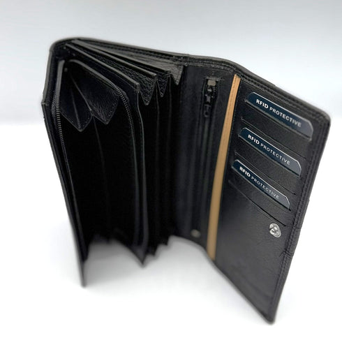 BorsaBella TradeMark Genuine Leather Ladies Purse 008 R.F.I.D Prodection