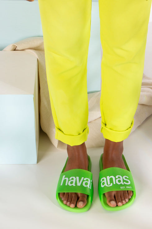 HAVAIANAS 4149038 HAV. SLIDE LOGOMANIA NEON