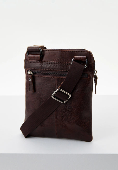 AERONAUTICA MILITARE AM-301 Small shoulder bag in Vintage leather