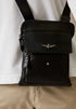 AERONAUTICA MILITARE AM-301 Small shoulder bag in Vintage leather