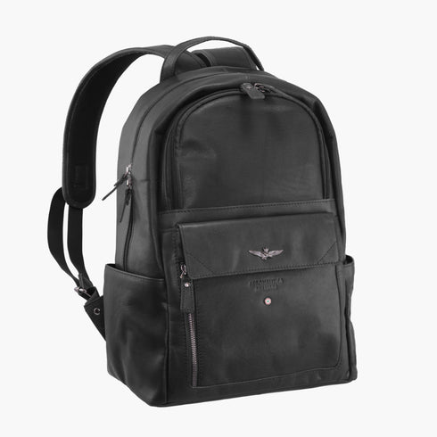 AERONAUTICA MILITARE AM-355 Genuine leather backpack Vintage