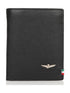AERONAUTICA MILITARE AM-105 Men's Vertical Flag line wallet with coin pocket in leather - BorsaBella