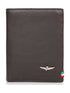 AERONAUTICA MILITARE AM-105 Men's Vertical Flag line wallet with coin pocket in leather - BorsaBella