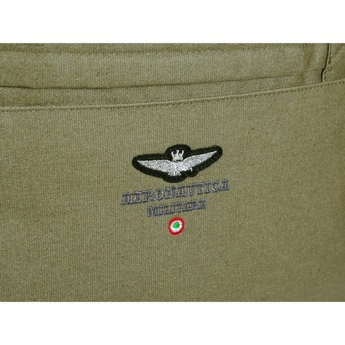 Aeronautica Militare New City Line Cabin-sized trolley in canvas AM-546