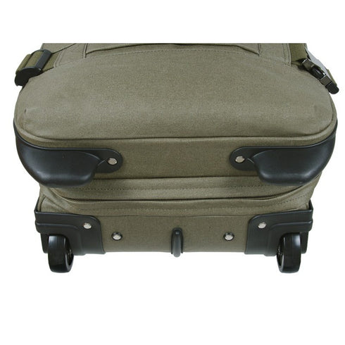 Aeronautica Militare New City Line Cabin-sized trolley in canvas AM-546