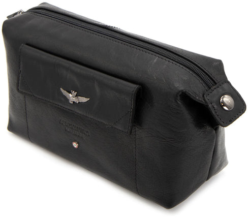 AERONAUTICA MILITARE AM-300 Necessaire Vintage Men's Pochette leather