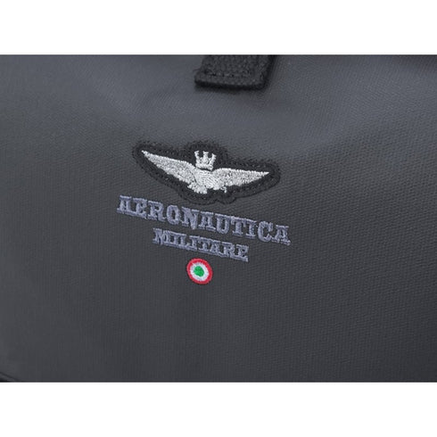 Aeronautica Militare New City Line canvas roll top backpack AM-544