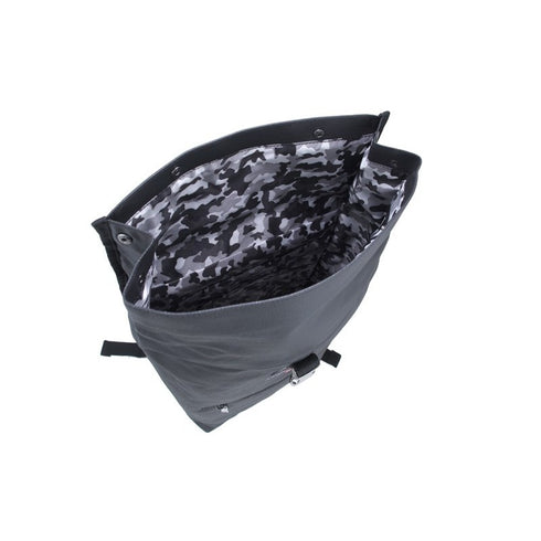 Aeronautica Militare New City Line canvas roll top backpack AM-544