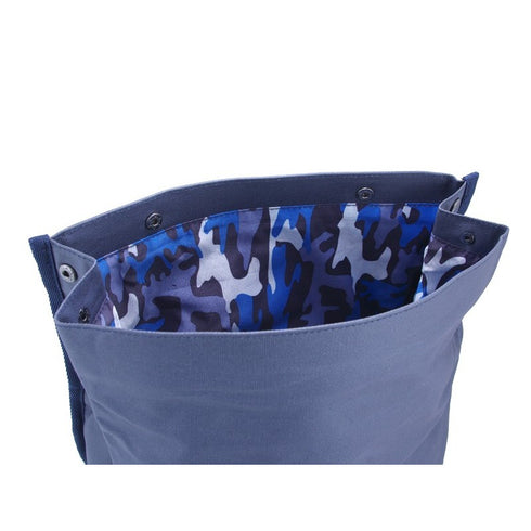 Aeronautica Militare New City Line canvas roll top backpack AM-544