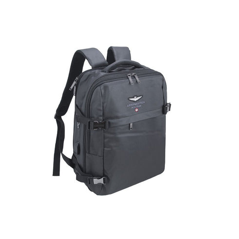 Aeronautica Militare New City Line canvas expanded city backpack AM-543