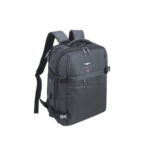 Aeronautica Militare New City Line canvas expanded city backpack AM-543