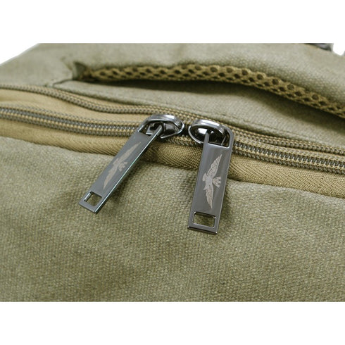 Aeronautica Militare New City Line canvas expanded city backpack AM-543