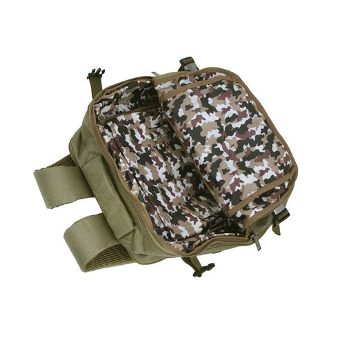 Aeronautica Militare New City Line canvas expanded city backpack AM-543