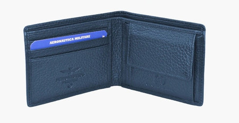 Aeronautica Militare AM-180 Small wallet in soft soft leather