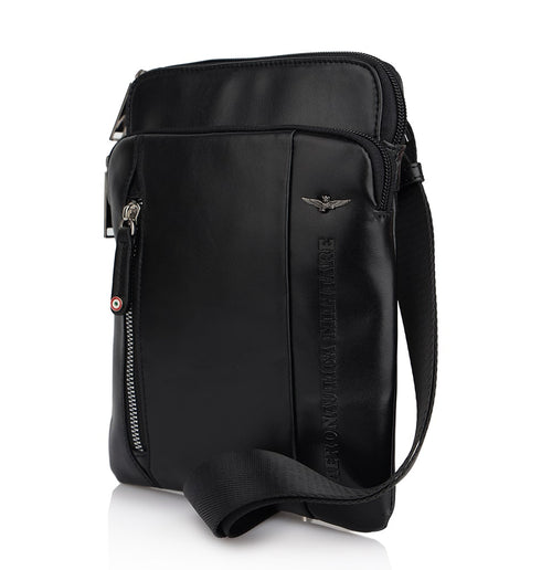 Men's Aeronautica Militare AM-460 Leather Thunter Crossbody Bag