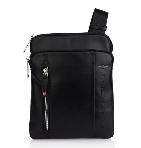 Men's Aeronautica Militare AM-460 Leather Thunter Crossbody Bag