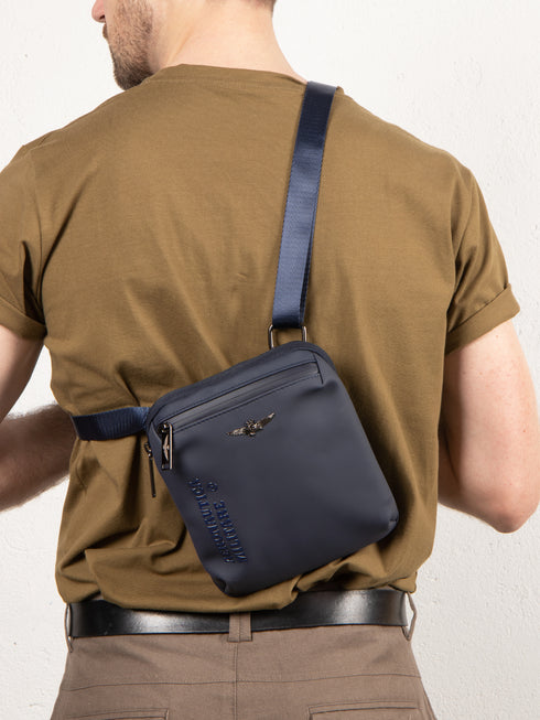Men's Aeronautica Militare AM-481 Helix line small shoulder bag
