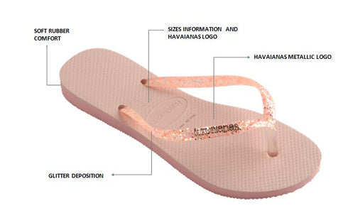 Havaianas Slim Glitter Flourish 4147122 - BorsaBella