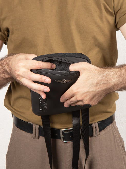 Men's Aeronautica Militare AM-481 Helix line small shoulder bag