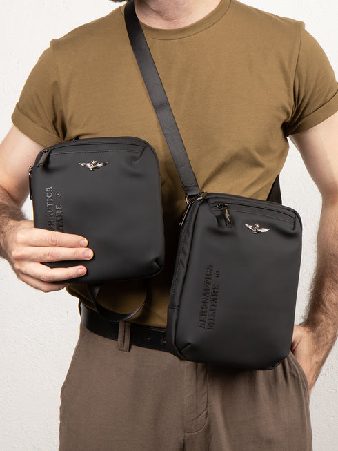 Men's Aeronautica Militare AM-481 Helix line small shoulder bag