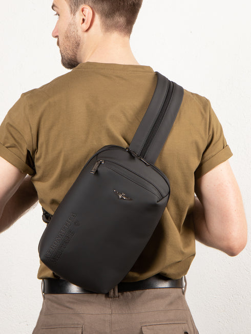 Men's Aeronautica Militare AM-483 Helix Line Tablet Shoulder Bag